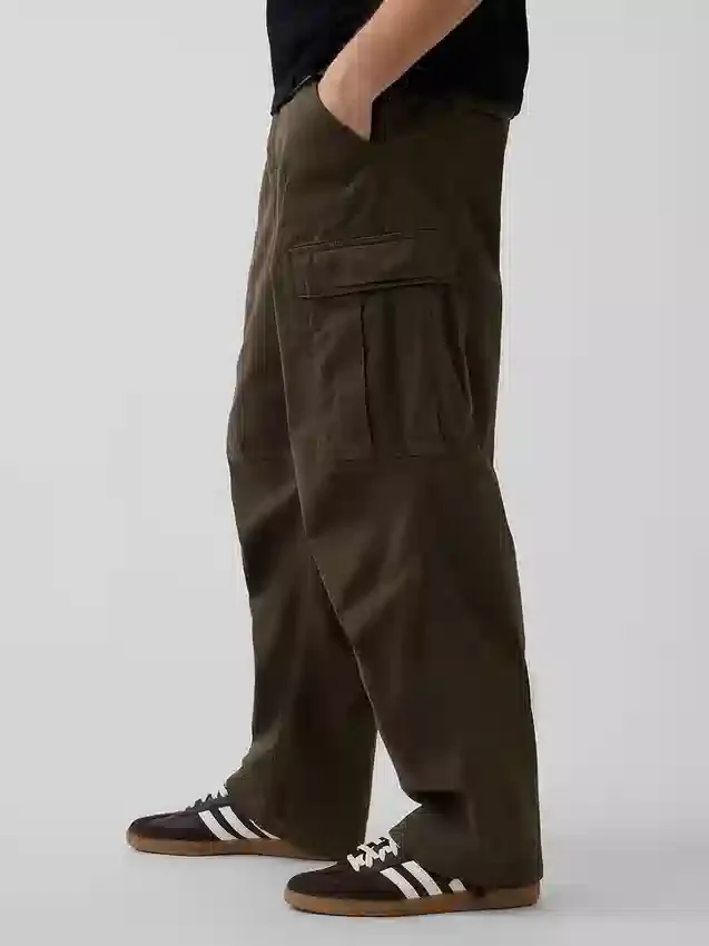 Pantalon cargo ample