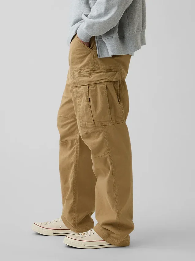 Pantalon cargo ample