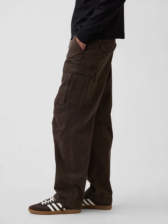 Pantalon cargo ample