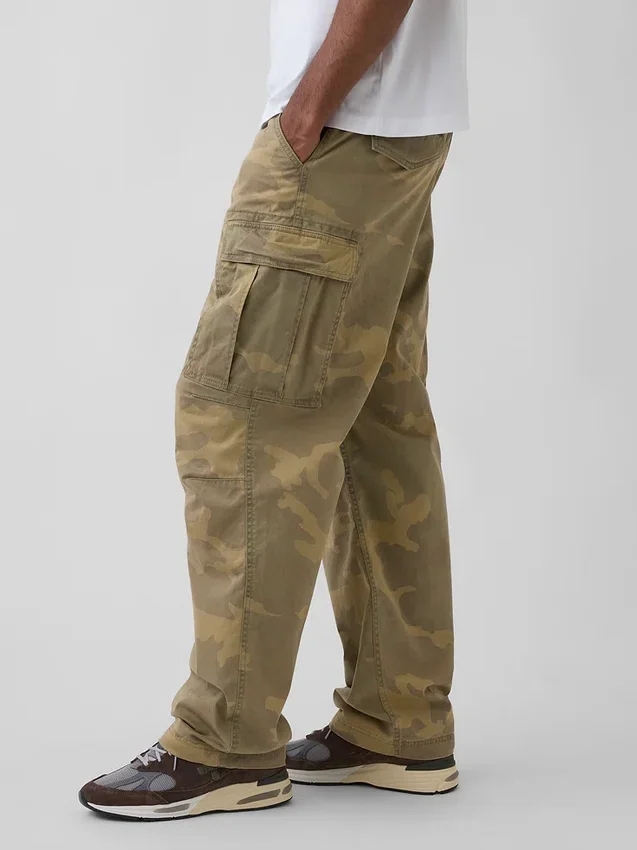 Pantalon cargo ample