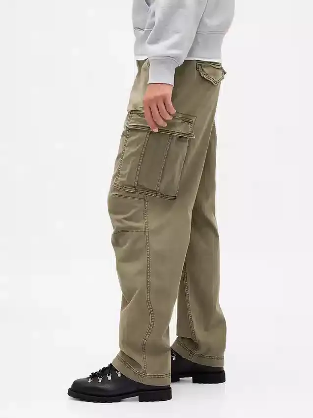 Pantalon cargo ample