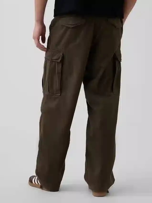 Pantalon cargo ample
