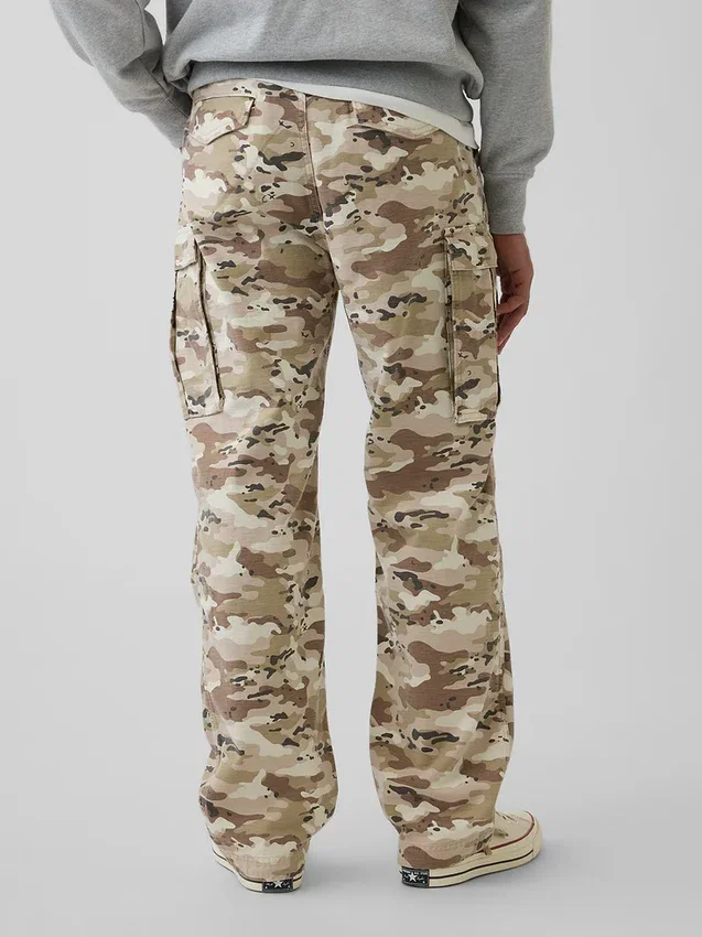 Pantalon cargo ample