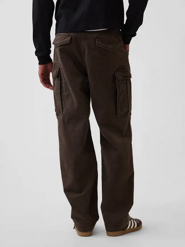 Pantalon cargo ample