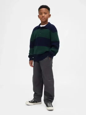 Pantalon cargo ample et fuselé pour enfant