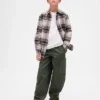 Pantalon cargo ample et fuselé pour enfant