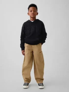 Pantalon cargo ample et fuselé pour enfant