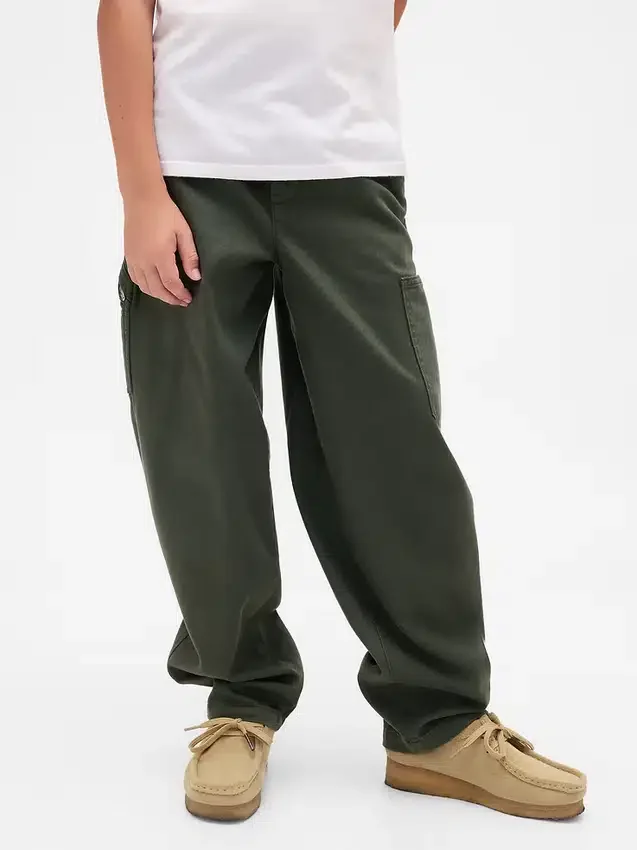 Pantalon cargo ample et fuselé pour enfant