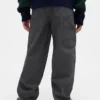 Pantalon cargo ample et fuselé pour enfant