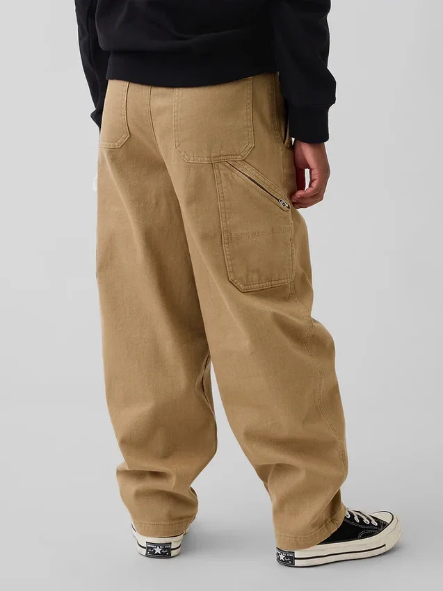 Pantalon cargo ample et fuselé pour enfant