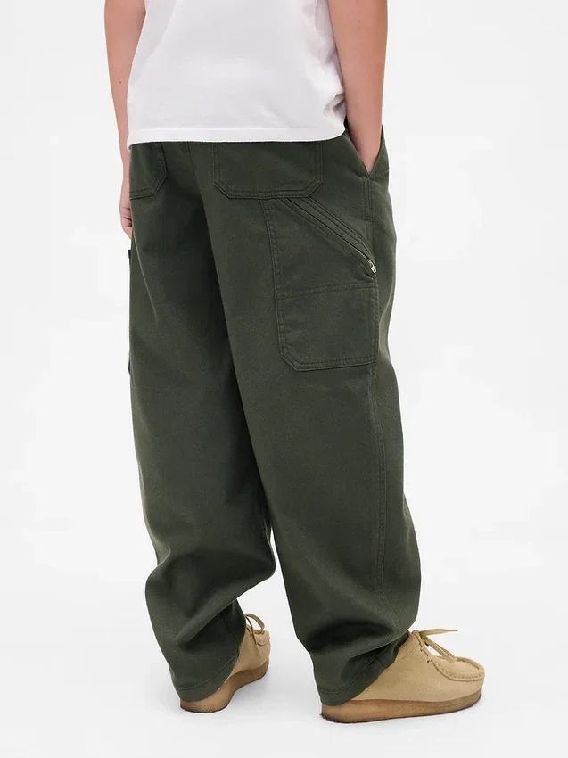 Pantalon cargo ample et fuselé pour enfant