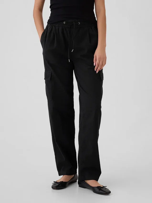 Pantalon cargo facile à enfiler
