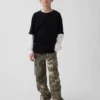 Pantalon cargo facile à enfiler pour enfants