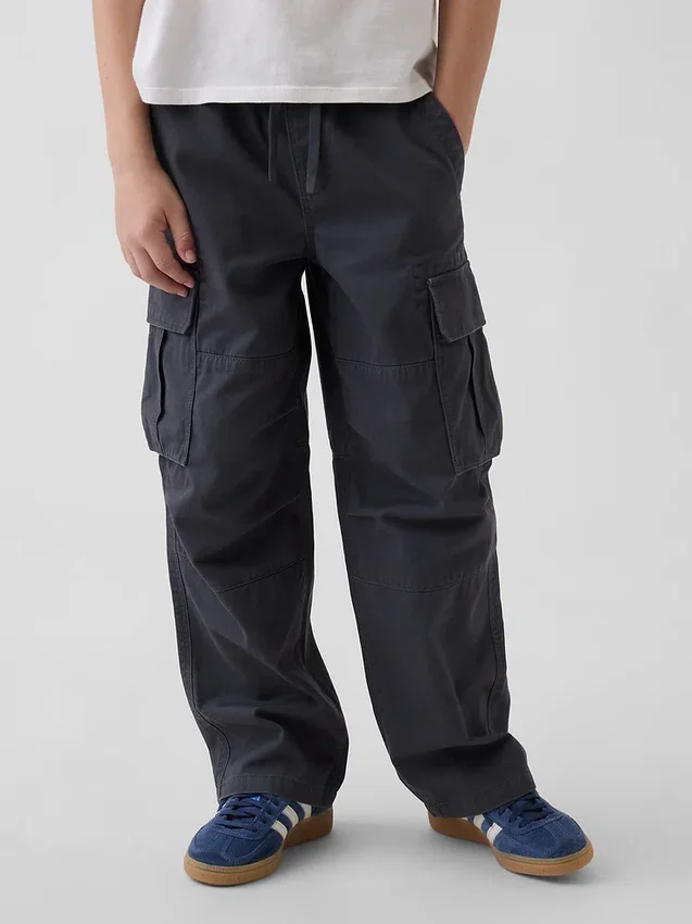 Pantalon cargo facile à enfiler pour enfants