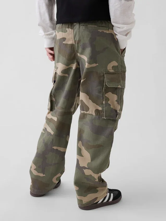 Pantalon cargo facile à enfiler pour enfants