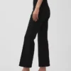 Pantalon court taille haute en maille double