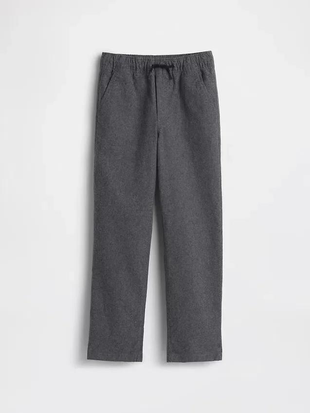 Pantalon décontracté pour enfant en lin et coton