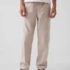 Pantalon décontracté pour enfant en lin et coton