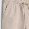 Pantalon décontracté pour enfant en lin et coton