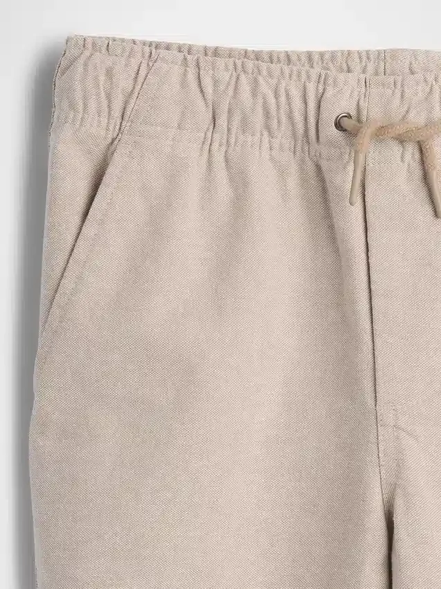 Pantalon décontracté pour enfant en lin et coton