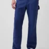 Pantalon de charpentier ample en toile des années 90 avec renforts aux genoux