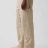 Pantalon de charpentier ample en toile des années 90 avec renforts aux genoux
