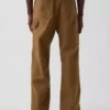 Pantalon de charpentier ample en toile des années 90 avec renforts aux genoux