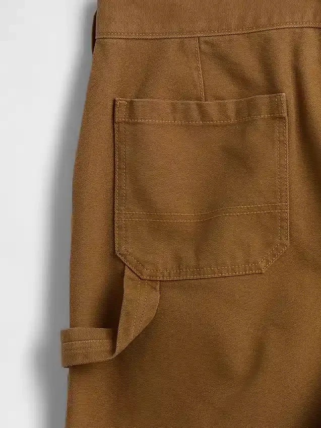 Pantalon de charpentier ample en toile des années 90 avec renforts aux genoux
