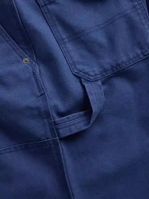 Pantalon de charpentier ample en toile des années 90 avec renforts aux genoux