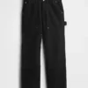 Pantalon de charpentier ample en toile des années 90 avec renforts aux genoux