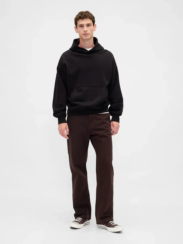 Pantalon de charpentier ample en toile style années 90