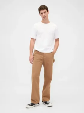 Pantalon de charpentier ample en toile style années 90