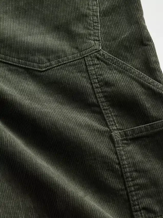 Pantalon de charpentier ample en velours côtelé style années 90