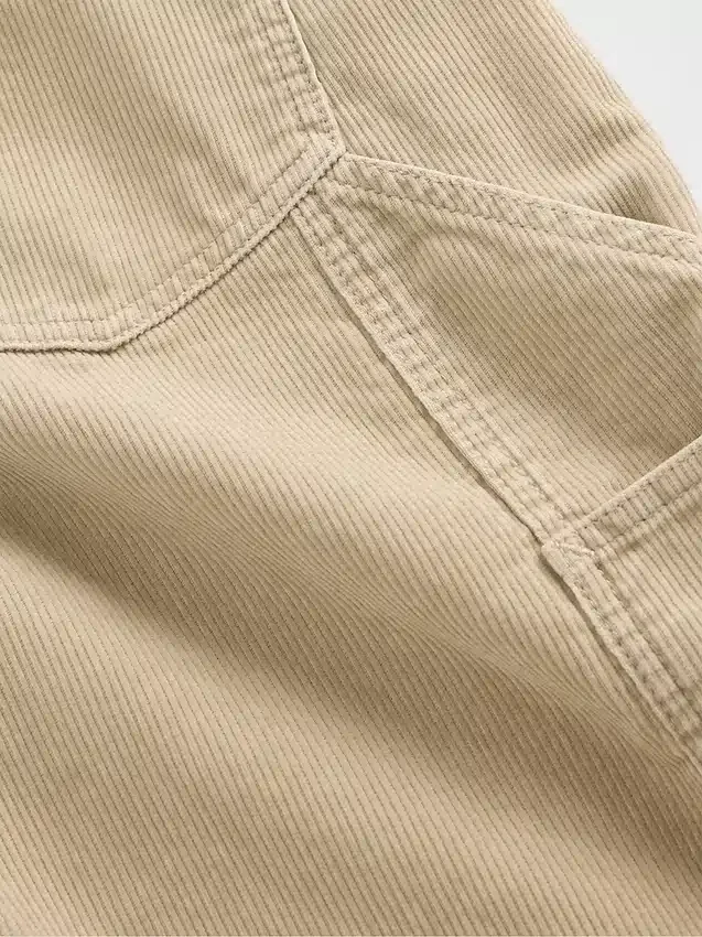 Pantalon de charpentier ample en velours côtelé style années 90