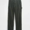 Pantalon de charpentier ample en velours côtelé style années 90