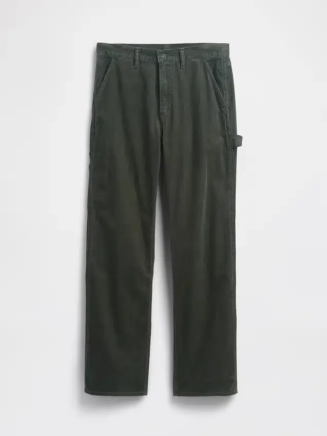 Pantalon de charpentier ample en velours côtelé style années 90