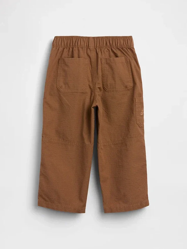 Pantalon de charpentier ample à enfiler pour tout-petits, avec genoux renforcés