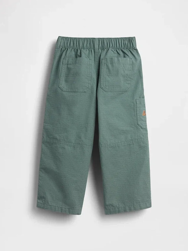 Pantalon de charpentier ample à enfiler pour tout-petits, avec genoux renforcés