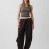 Pantalon de jogging ample en popeline de coton bio