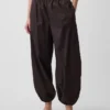 Pantalon de jogging ample en popeline de coton bio
