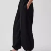 Pantalon de jogging ample en popeline de coton bio