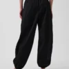 Pantalon de jogging ample en popeline de coton bio