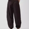 Pantalon de jogging ample en popeline de coton bio