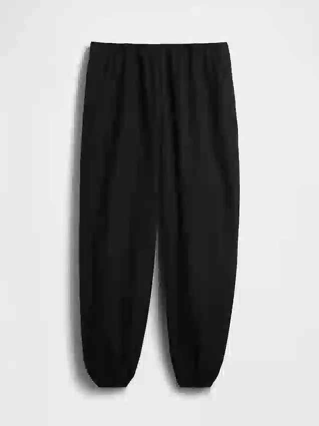 Pantalon de jogging ample en popeline de coton bio