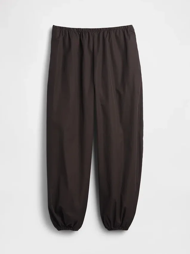 Pantalon de jogging ample en popeline de coton bio