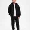 Pantalon de jogging ample pour enfant avec doublure en sherpa