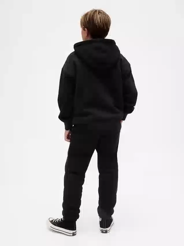 Pantalon de jogging ample pour enfant avec doublure en sherpa