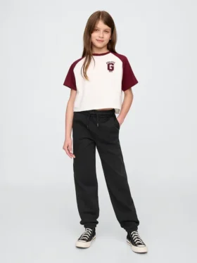 Pantalon de jogging ample pour enfant Vintagesoft avec logo