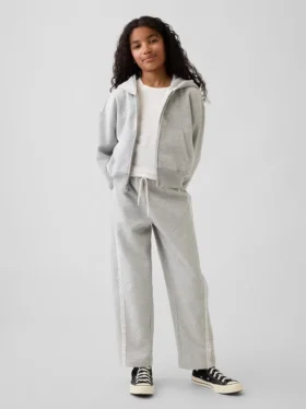 Pantalon de jogging ample pour enfant Vintagesoft à bordures en dentelle