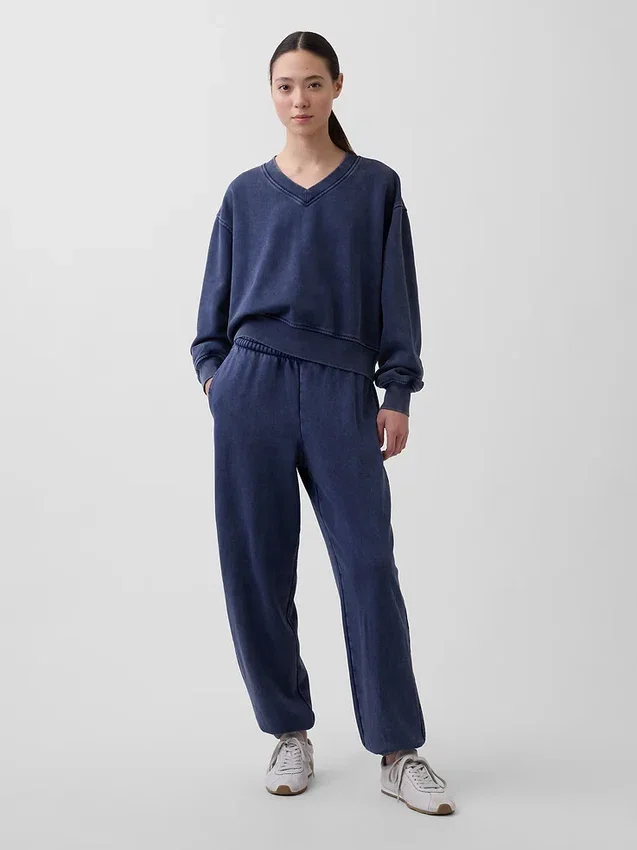 Pantalon de jogging ample taille mi-haute Vintagesoft